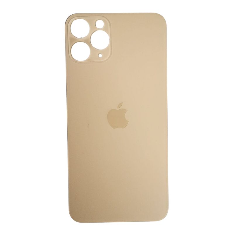Tampa Traseira Do Iphone 11 Pro Max Dourado