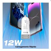 Carregador Veicular S Cabo 1Hora 2.4A / 2 x Usb