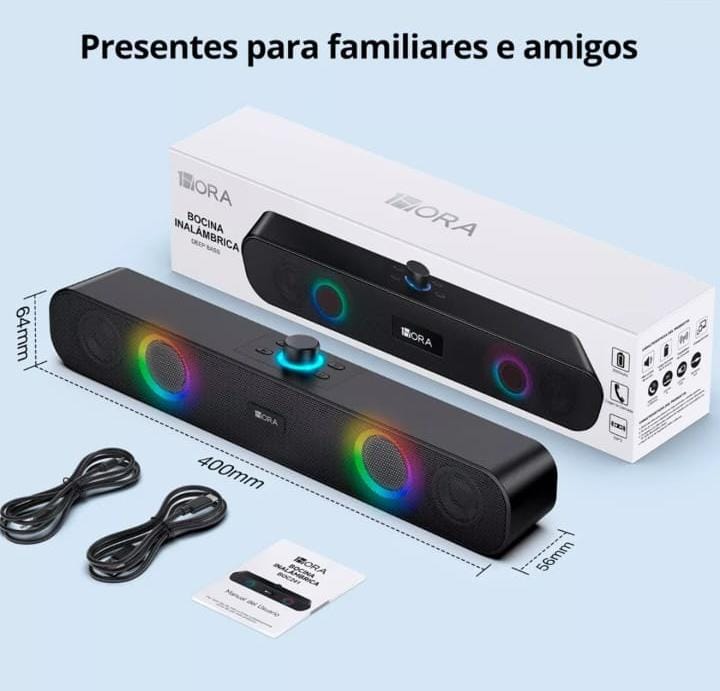 Caixa De Som Barra Bluetooth 1hora GB-3