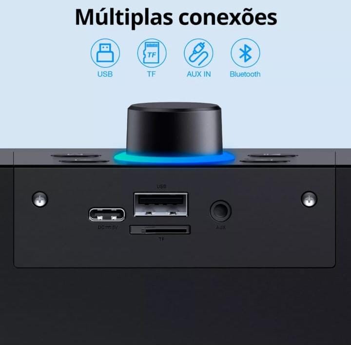 Caixa De Som Barra Bluetooth 1hora GB-3