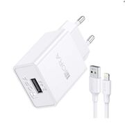 Carregador C Cabo Usb x Iphone 1Hora 5V 2.4A 12W 1m