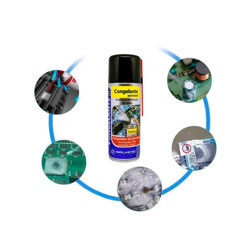 Congelante Spray Aerossol Implastec 150G / 125ML