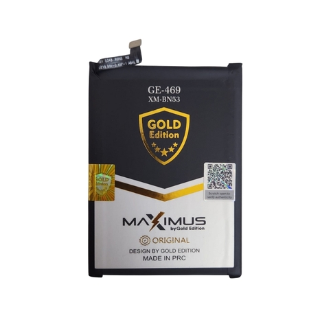 Bateria Xiaomi Bn53 / Bn52 Note 9s / Note 9 Pro / Note 10 Pro Max Gold Edition