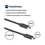 Cabo de Dados Motorola tipoC X Tipoc 3A 1.5M