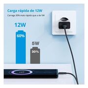 Carregador C Cabo V8 1Hora 5V 2.4A 12W 1m