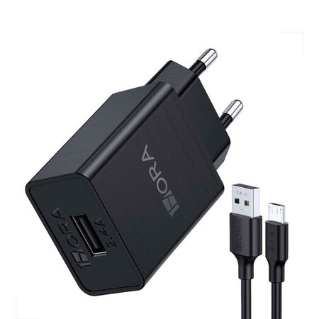 Carregador C Cabo V8 1Hora 5V 2.4A 12W 1m