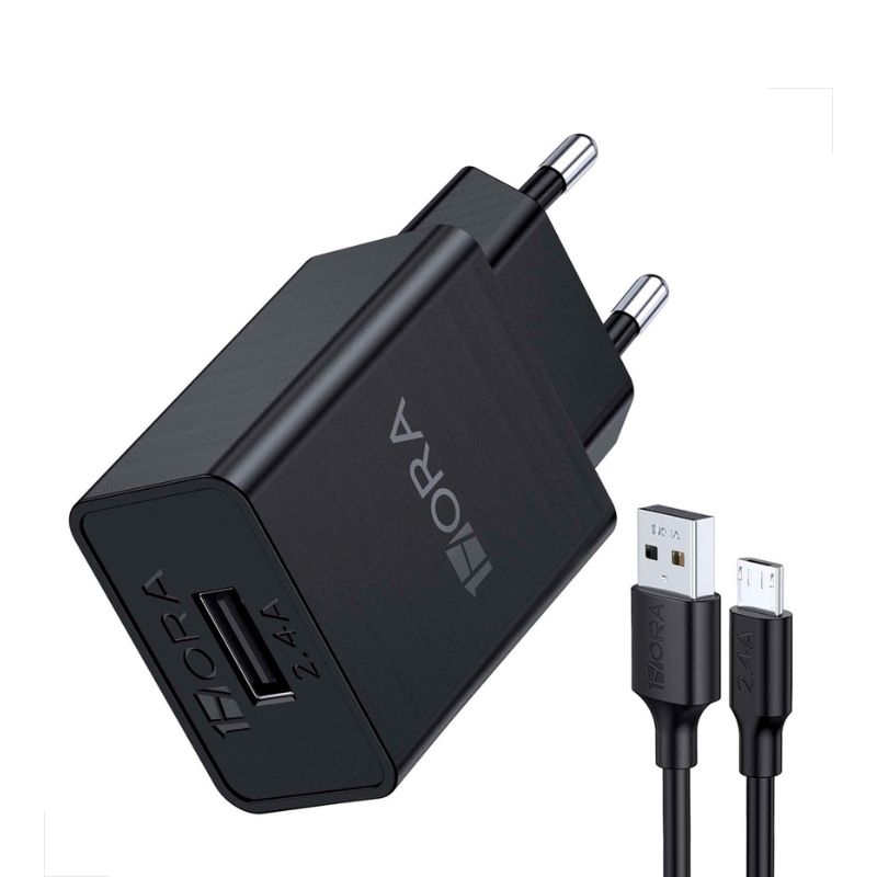 Carregador C Cabo V8 1Hora 5V 2.4A 12W 1m