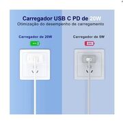 Fonte Carregadora S/ Cabo 1Hora Tipoc 3A PD 20W