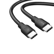 Cabo de Dados 1hora TipoC x TipoC 1M 3A Preto Pvc