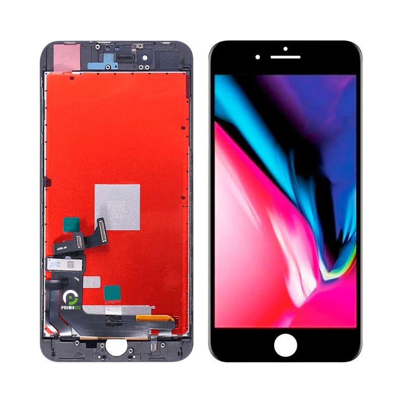 Tela Iphone 8 Plus Primeon Silver Preto