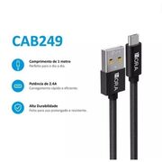 Cabo de Dados 1hora Usb x TipoC 1M 2.4A Trançado