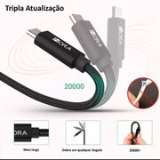 Cabo de Dados 1hora Usb x TipoC 1M 2.4A Trançado