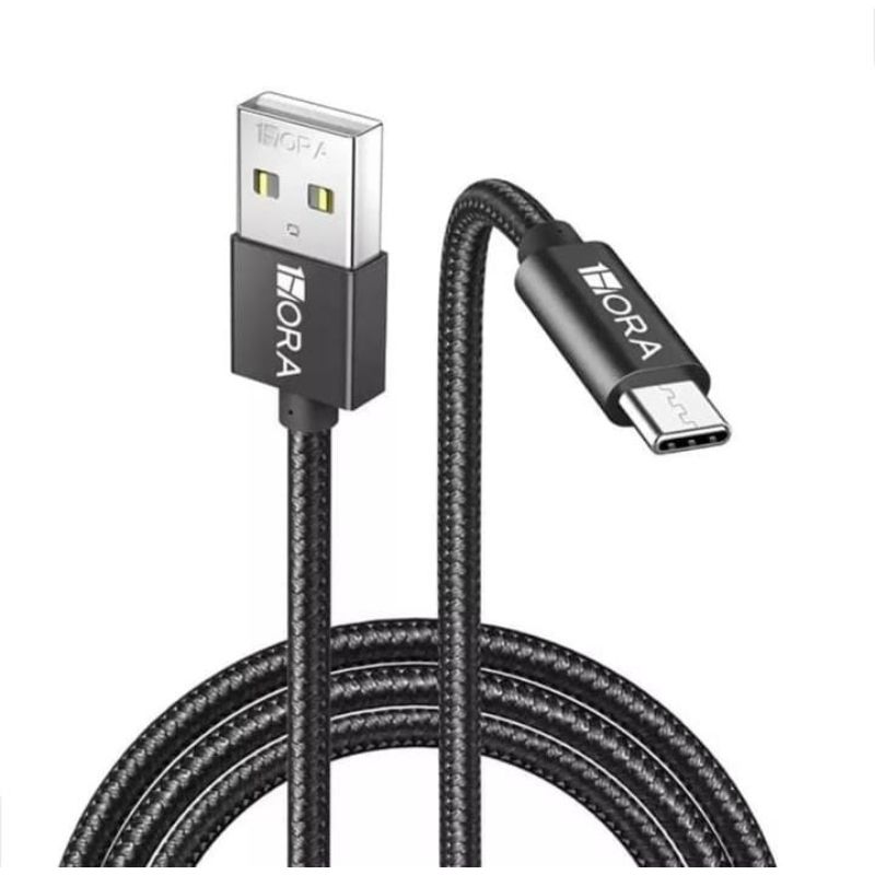 Cabo de Dados 1hora Usb x TipoC 1M 2.4A Trançado