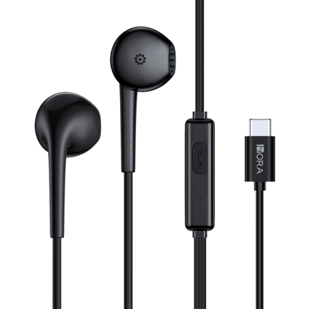 Fone de Ouvido Tipo C 1 Hora Aut124 Preto