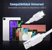Cabo de Dados 1 hora Usb X TipoC 2.1A 1M (Sem Embalagem)