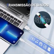 Cabo de Dados 1 hora Usb X TipoC 2.1A 1M (Sem Embalagem)