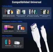 Cabo de Dados 1 hora Usb X TipoC 2.1A 1M (Sem Embalagem)