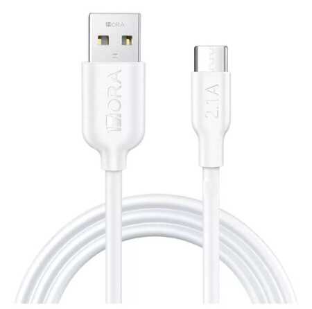 Cabo de Dados 1 hora Usb X TipoC 2.1A 1M (Sem Embalagem)