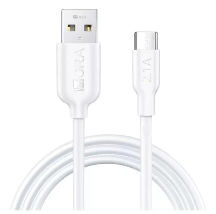 Cabo de Dados 1 hora Usb X TipoC 2.1A 1M (Sem Embalagem)
