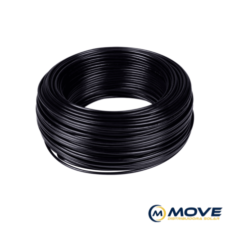 CABO CC 4MM PRETO 100 MT