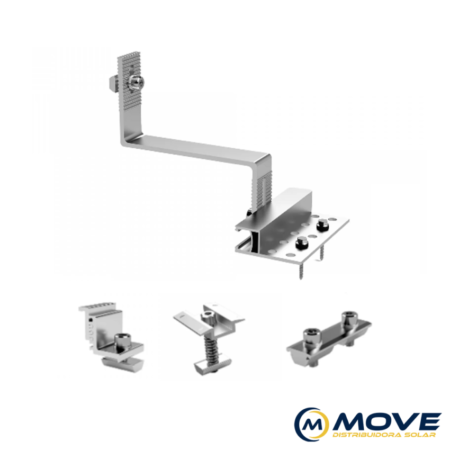 KIT ESTRUTURA TELHADO CERAMICO GANCHO AVULSO (SEM TRILHO/0