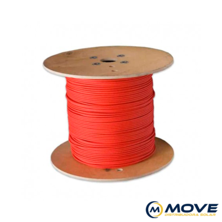 CABO CC 4MM VERMELHO BOBINA 500 MT