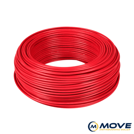 CABO CC 4MM VERMELHO 100 MT