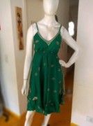 Vestido curto verde - alcinhas