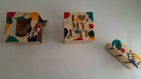 Nichos decorados para gatos (SOB ENCOMENDA)