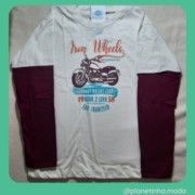 Camiseta Manga Longa Moto