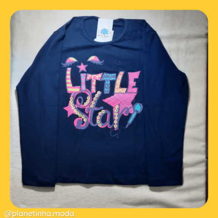 Camiseta Manga Longa Little