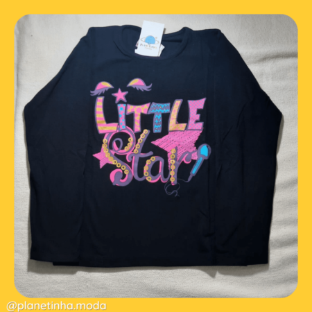 Camiseta Manga Longa Little