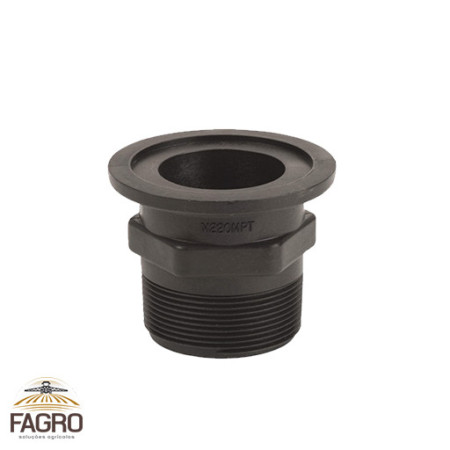 M300MPT - CONEXÃO FLANGE 3" X ROSCA MACHO 3" - BANJO - (KIT com 10 unidades)