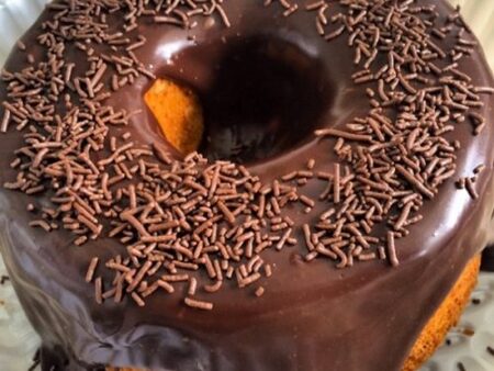 Bolo de Cenoura com Cobertura