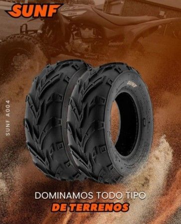 Pneu SUNF Aro 7 16x8-7 Quadriciclo TUBELESS 6 Lonas