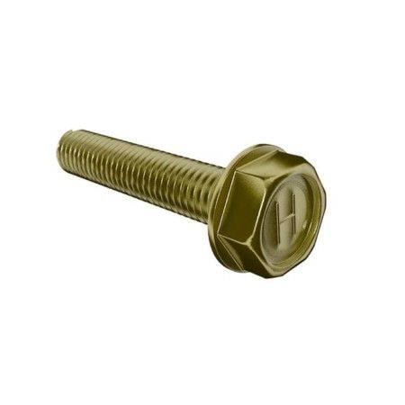 Parafuso Metalic Lobular Flangeado - Cabeça Sextavada|M8X40 Zincado Amarelo