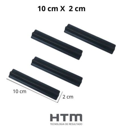 Eletrodo de Silicone para Eletrolipólise 10 cm X 2 cm - 4 Unid. - HTM