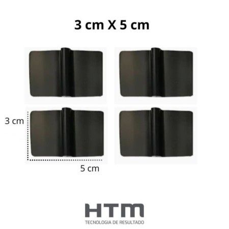 Eletrodo de Silicone 3 cm X  5 cm - 4 Unid. - HTM