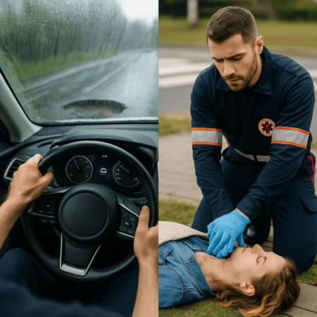 Noções de primeiros socorros e Direção defensiva