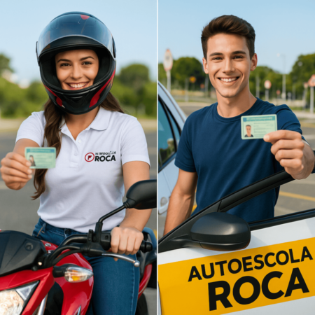 1ª Habilitação Categoria AB (CARRO + MOTO)