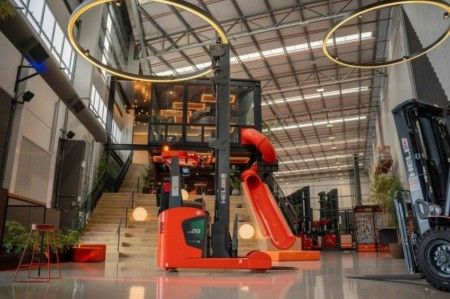 Heli - empilhadeira elétrica retrátil 2,0 ton triplex