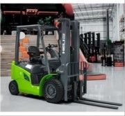 Heli - empilhadeira elétrica cont 2.5ton triplex 4.80m lítio 271ah 3v