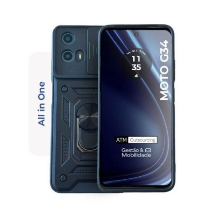 ATM – ALL IN ONE  - (com Chip) Aluguel Moto G34 (Mensal) Mín.3