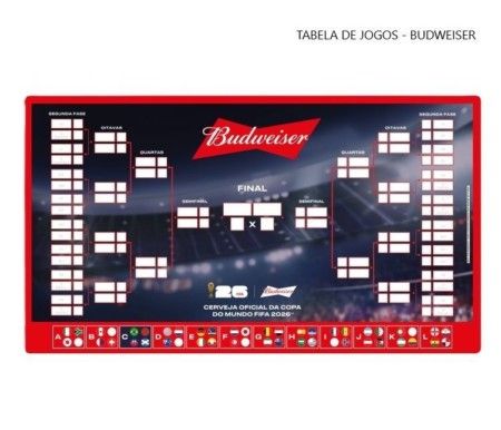 SITTRADE | JOGO AMERICANO - BUDWEISER - COPA