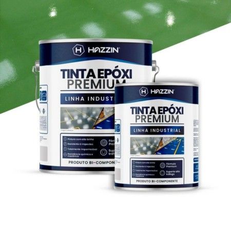 Hazzin | Tinta Epóxi Industrial 100% - Verde