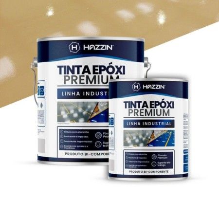 Hazzin | Tinta Epóxi Industrial 90% - Bege