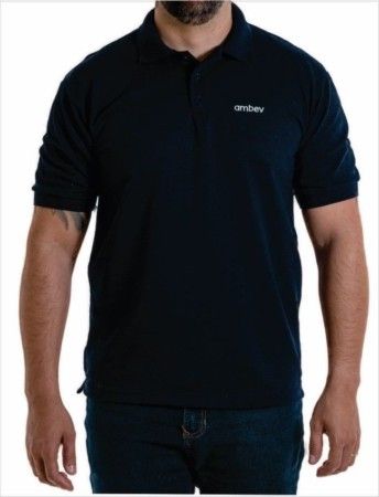 Camisa Polo Supervisor Manga Curta - Realce Textil