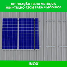 KIT MINI TRILHO BAIXO P-1 PARA 4 MODULOS 400MM