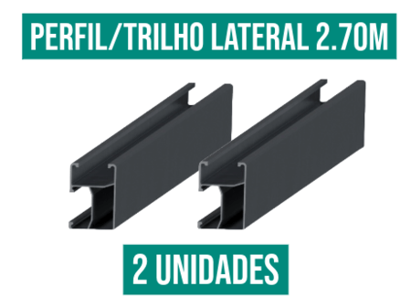 PERFIL/ TRILHO LATERAL 2.70M - PAR