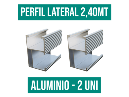 PERFIL/TRILHO LATERAL 2.40M  - PAR